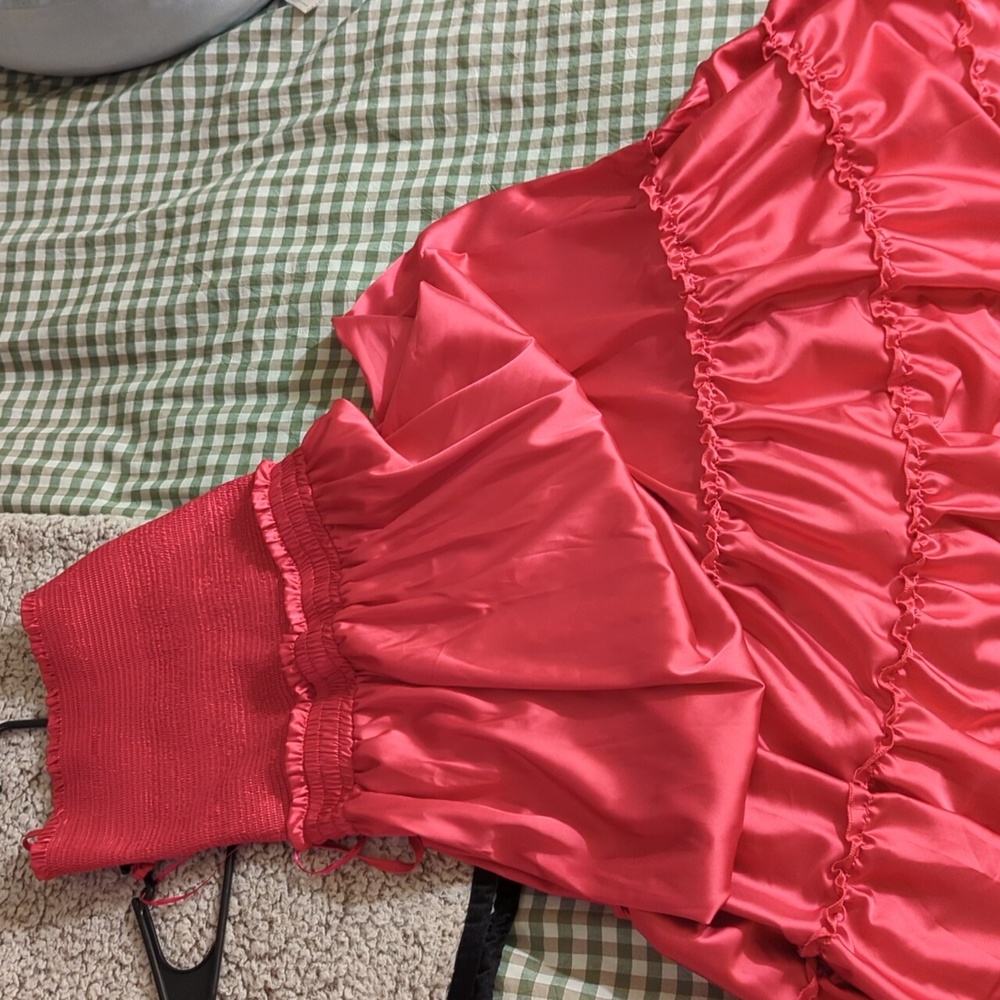 Nikki Lund Hot Pink Tiffany dress
